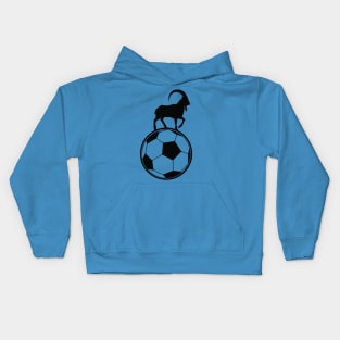 GOAT of Soccer Kids Hoodie